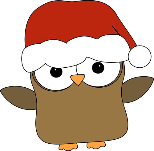 Clipart Christmas Owls Owl Clip Art Clip Art Christmas - Owl With Santa Hat - Free Transparent PNG Clipart Images Download. - Owl Transparent PNG Free Download