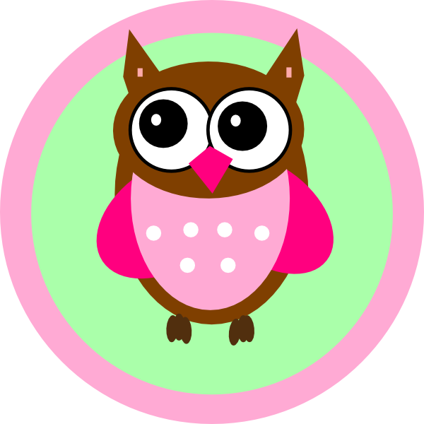 Pink Owl Tag Clip Art - Baby Shower Poems For Girl - Free Transparent PNG Clipart Images Download. - Owl Transparent PNG Free Download