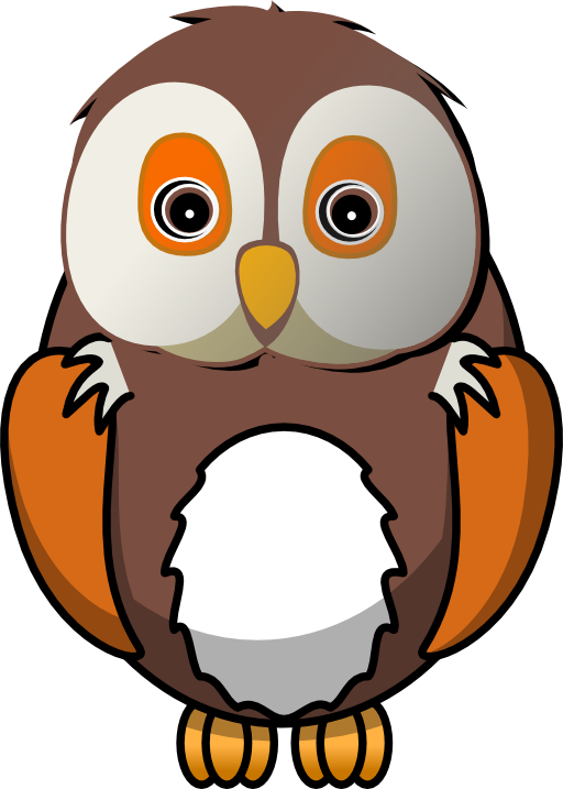 Owl Clip Art Border Free Clipart Images - Cartoon Owl - Free Transparent PNG Clipart Images Download. - Owl Transparent PNG Free Download