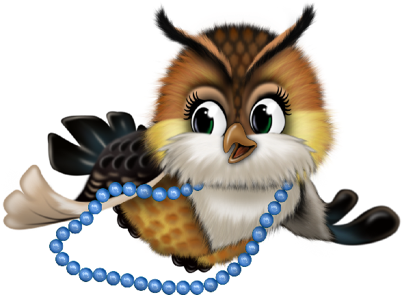 Birds Clip Art - Belles Images Scintillantes Et Animées - Free Transparent PNG Clipart Images Download. - Owl Transparent PNG Free Download