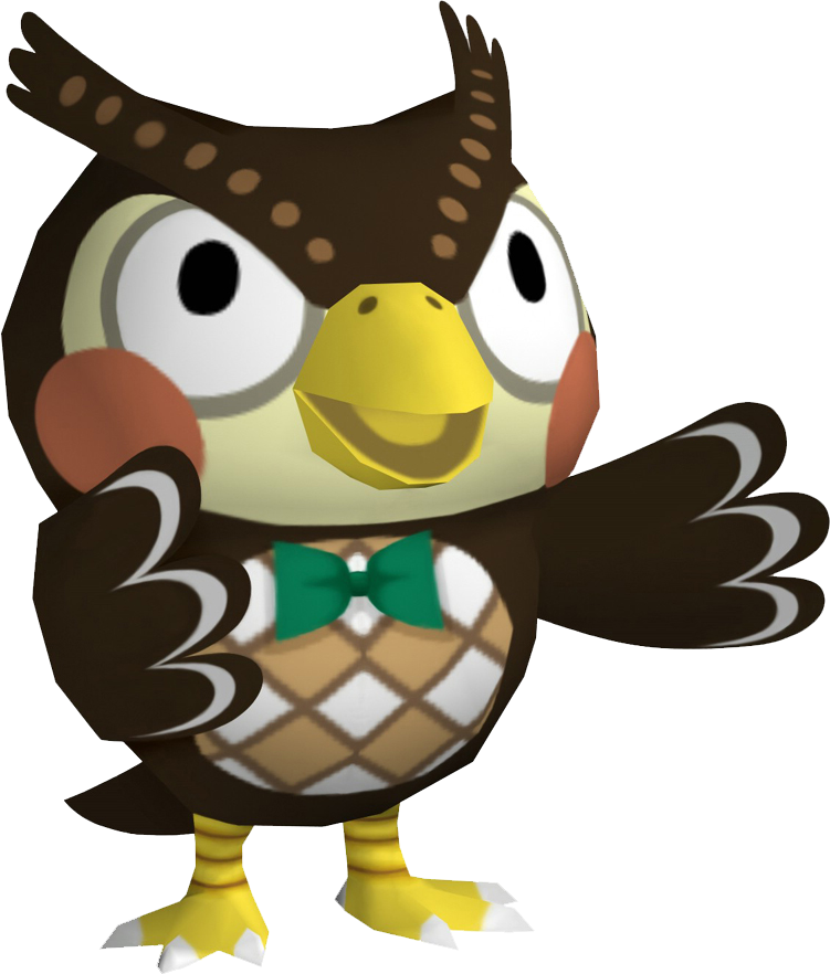 By Now, Blathers Will Simply Tell The Player Of His - Owl From Animal Crossing - Free Transparent PNG Clipart Images Download. - Owl Transparent PNG Free Download