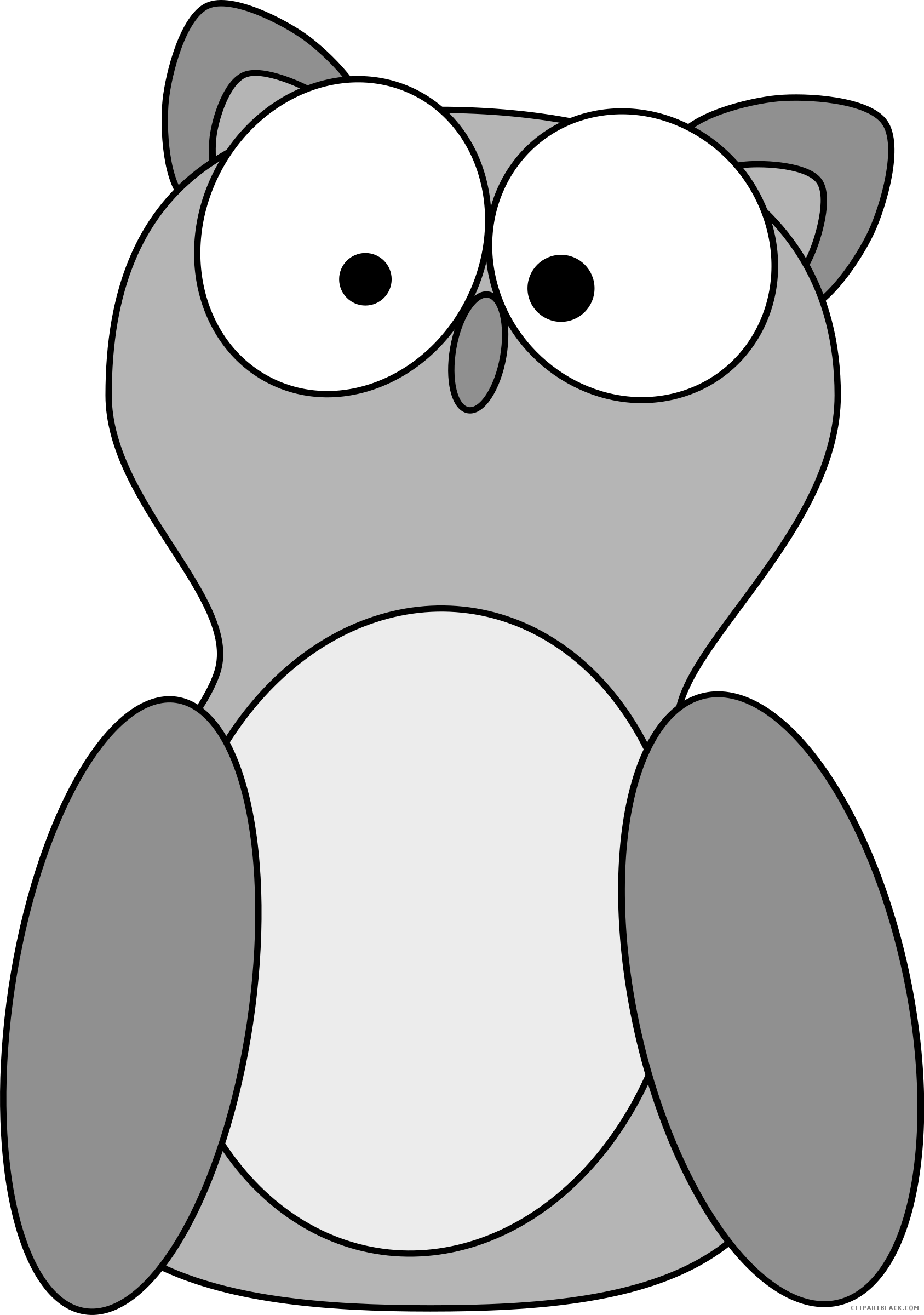 Owl High Quality Animal Free Black White Clipart Images - Cartoon Owl - Free Transparent PNG Clipart Images Download. - Owl Transparent PNG Free Download