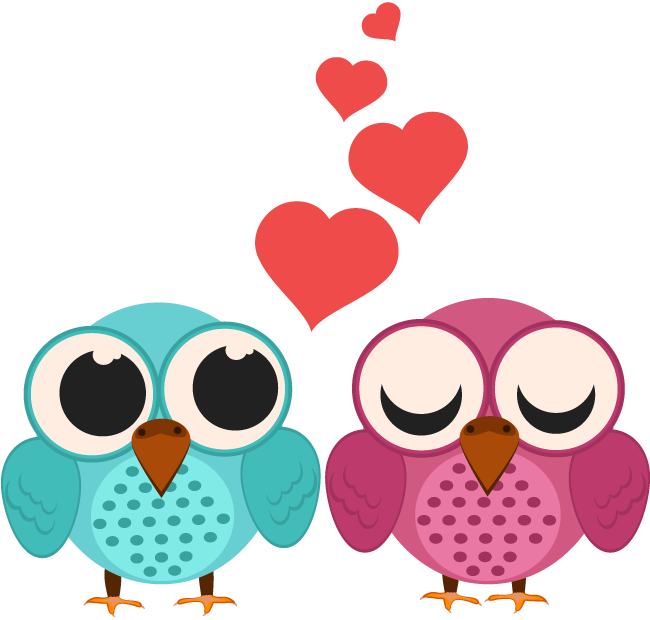 Valentines Day Couple Transparent Images - Owl Love Png - Free Transparent PNG Clipart Images Download. - Owl Transparent PNG Free Download