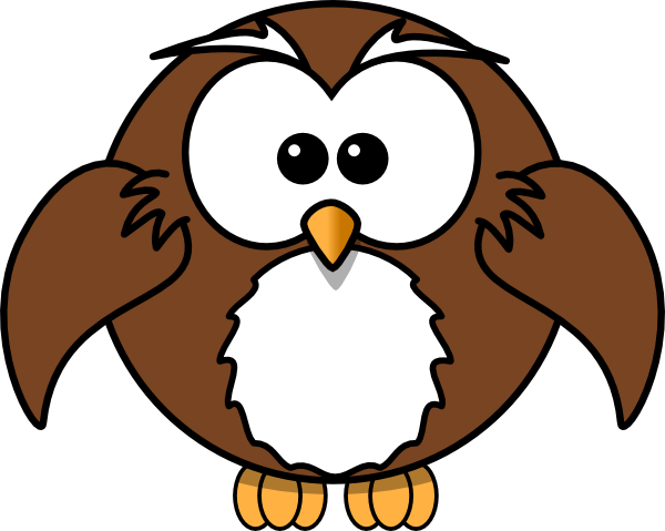 Flying Owl Clipart Black And - Cartoon Owl Shower Curtain - Free Transparent PNG Clipart Images Download. - Owl Transparent PNG Free Download