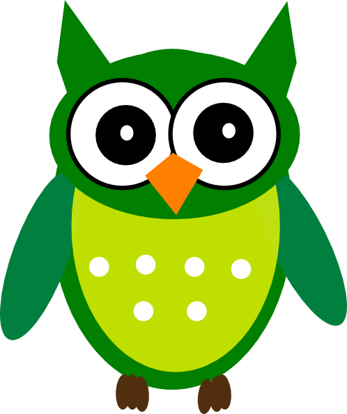 Owl, Clip Art, First Day Of Class, Illustrations, Owls - Owl Clipart Green - Free Transparent PNG Clipart Images Download. - Owl Transparent PNG Free Download