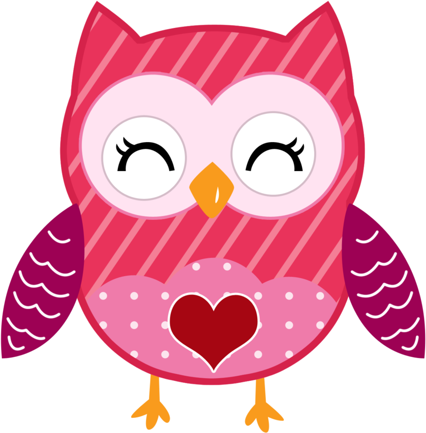 Valentine Cute - Minus - Valentines Clip Art Owl - Free Transparent PNG Clipart Images Download. - Owl Transparent PNG Free Download
