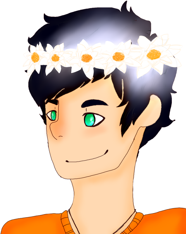 Percy Jackson Flower Crown By Owl-mom - Percy Jackson Flower Crowns - Free Transparent PNG Clipart Images Download. - Owl Transparent PNG Free Download
