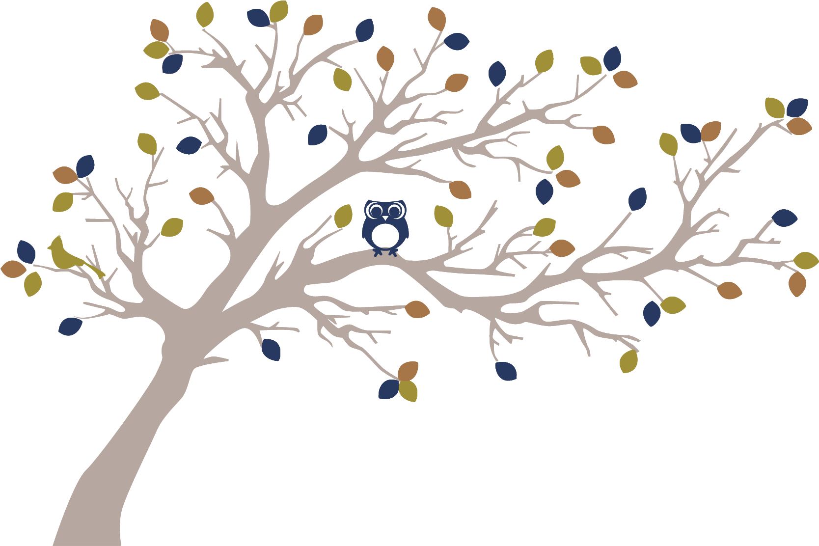 Woodland Tree With Owl - Grief Observed (collected Letters Of C.s. Lewis) - Free Transparent PNG Clipart Images Download. - Owl Transparent PNG Free Download