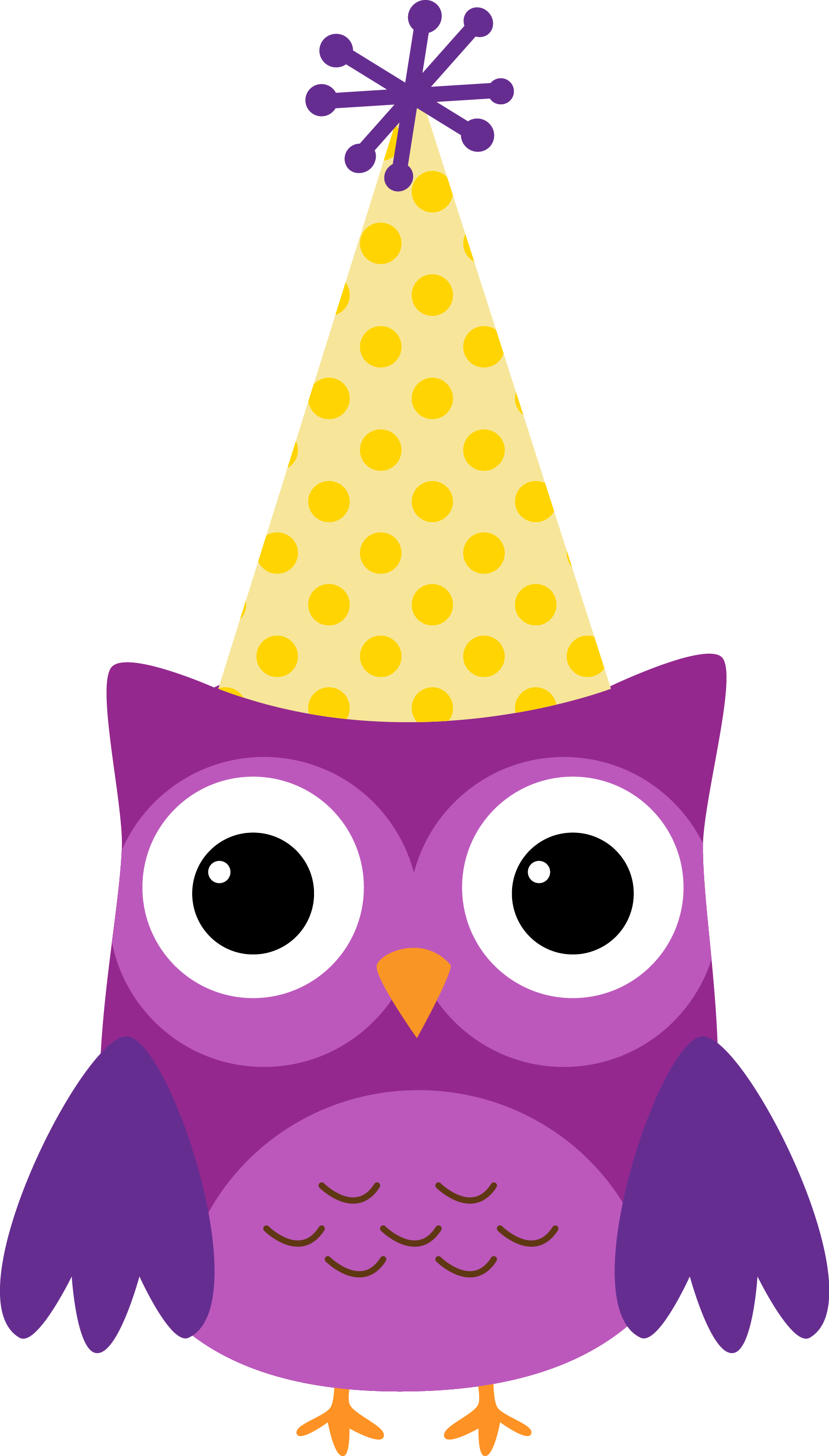 Free Printable Party Invitations Owl Cupcake Toppers - Owl Birthday Clip Art - Free Transparent PNG Clipart Images Download. - Owl Transparent PNG Free Download