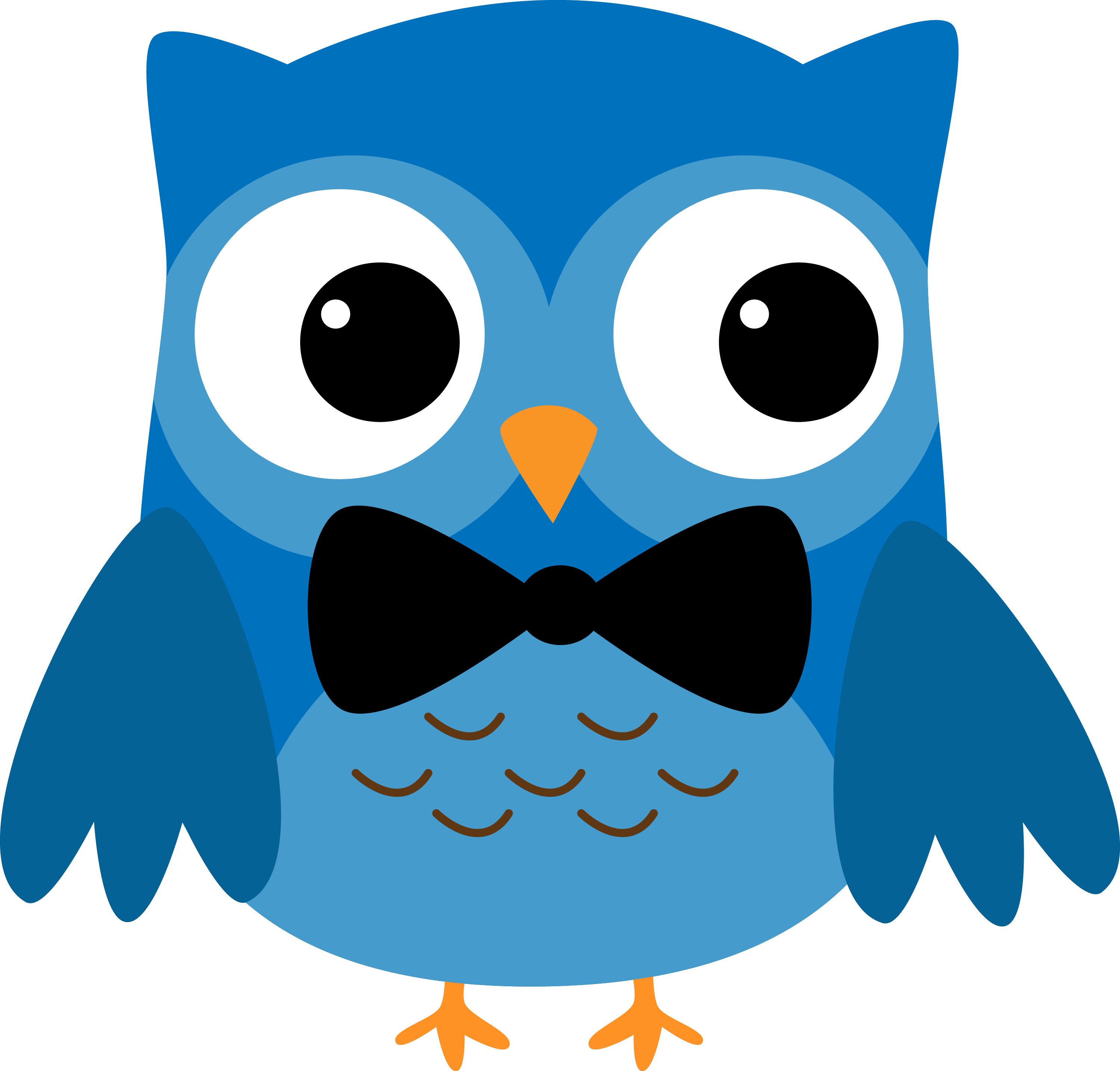 Neon Owl Clipart 5 By Brent - Eyes Closed Clip Art - Free Transparent PNG Clipart Images Download. - Owl Transparent PNG Free Download