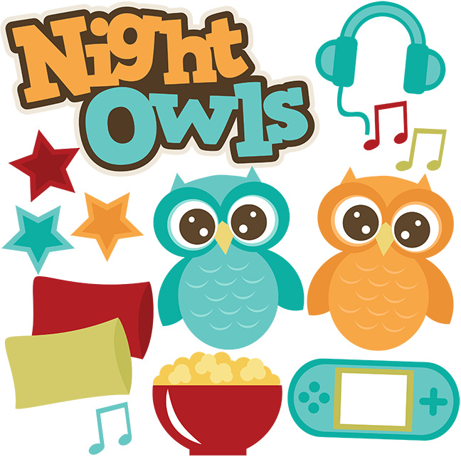 Sleepover Clip Art Free Sleepover Clipart Free Images - Night Owls Clipart - Free Transparent PNG Clipart Images Download. - Owl Transparent PNG Free Download