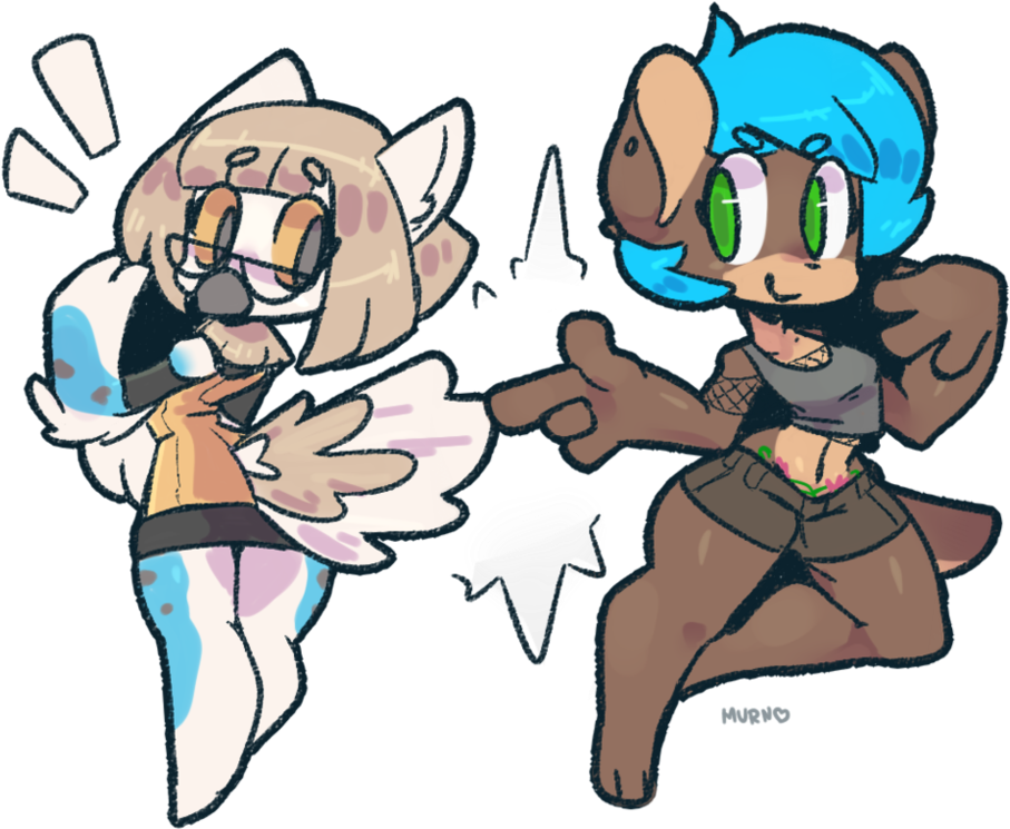 Owl And Otter By Murninatair - Otter - Free Transparent PNG Clipart Images Download. - Owl Transparent PNG Free Download