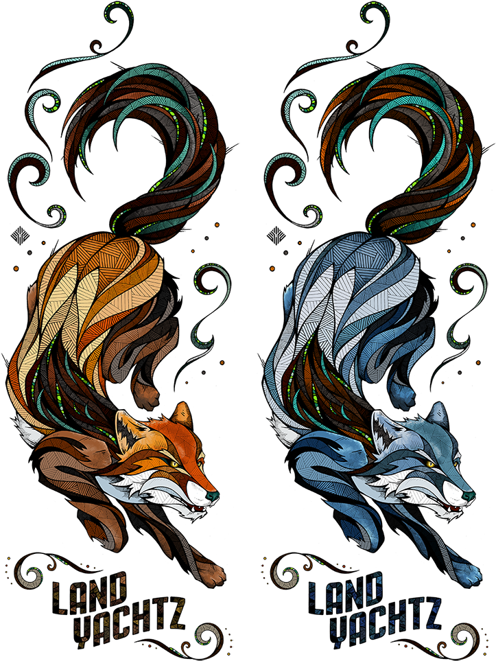 Drawn Owl Landyachtz - Landyachtz Fox Design - Free Transparent PNG Clipart Images Download. - Owl Transparent PNG Free Download