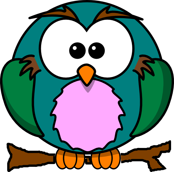 Cute Owl On Branch Clip Art At Clker - Cartoon Owl - Free Transparent PNG Clipart Images Download. - Owl Transparent PNG Free Download