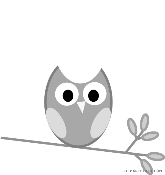 Owl Animal Free Black White Clipart Images Clipartblack - Glass Pink Oval Drop Earrings ~ Vintage 1960s Mod Two - Free Transparent PNG Clipart Images Download. - Owl Transparent PNG Free Download