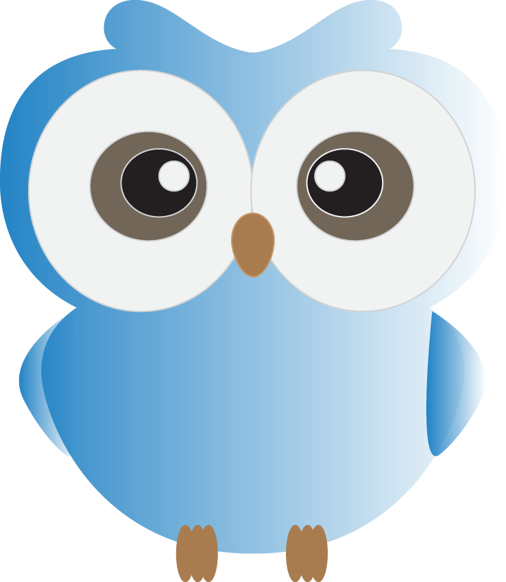 Cute Blue Owl Clipart - Baby Blue Owls Clip Arts - Free Transparent PNG Clipart Images Download. - Owl Transparent PNG Free Download