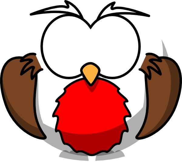 Red Robin Free Clip Art - Cartoon Owl - Free Transparent PNG Clipart Images Download. - Owl Transparent PNG Free Download
