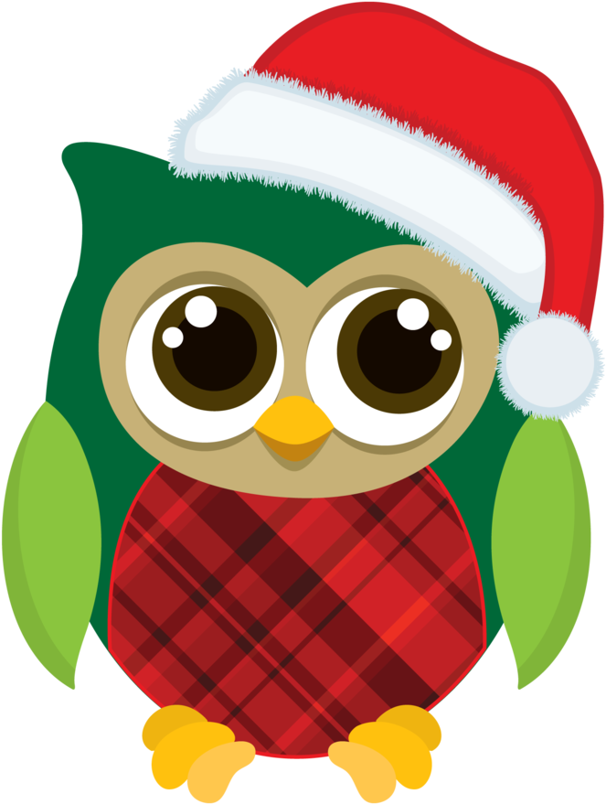 Christmas Owl Clip Art - Christmas Owl Clipart - Free Transparent PNG Clipart Images Download. - Owl Transparent PNG Free Download