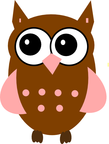 Pink Owl Clip Art At Clker Com Vector Clip Art Online - Owl Kartun - Free Transparent PNG Clipart Images Download. - Owl Transparent PNG Free Download