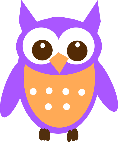 Purple - Owl - Clipart - Purple Owl Clip Art - Free Transparent PNG Clipart Images Download. - Owl Transparent PNG Free Download