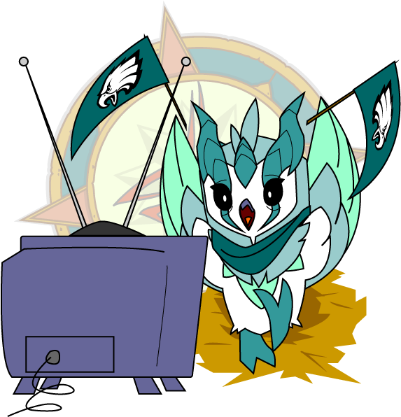 Super Bowl Owl By Dragon-fangx - Cartoon - Free Transparent PNG Clipart Images Download. - Owl Transparent PNG Free Download