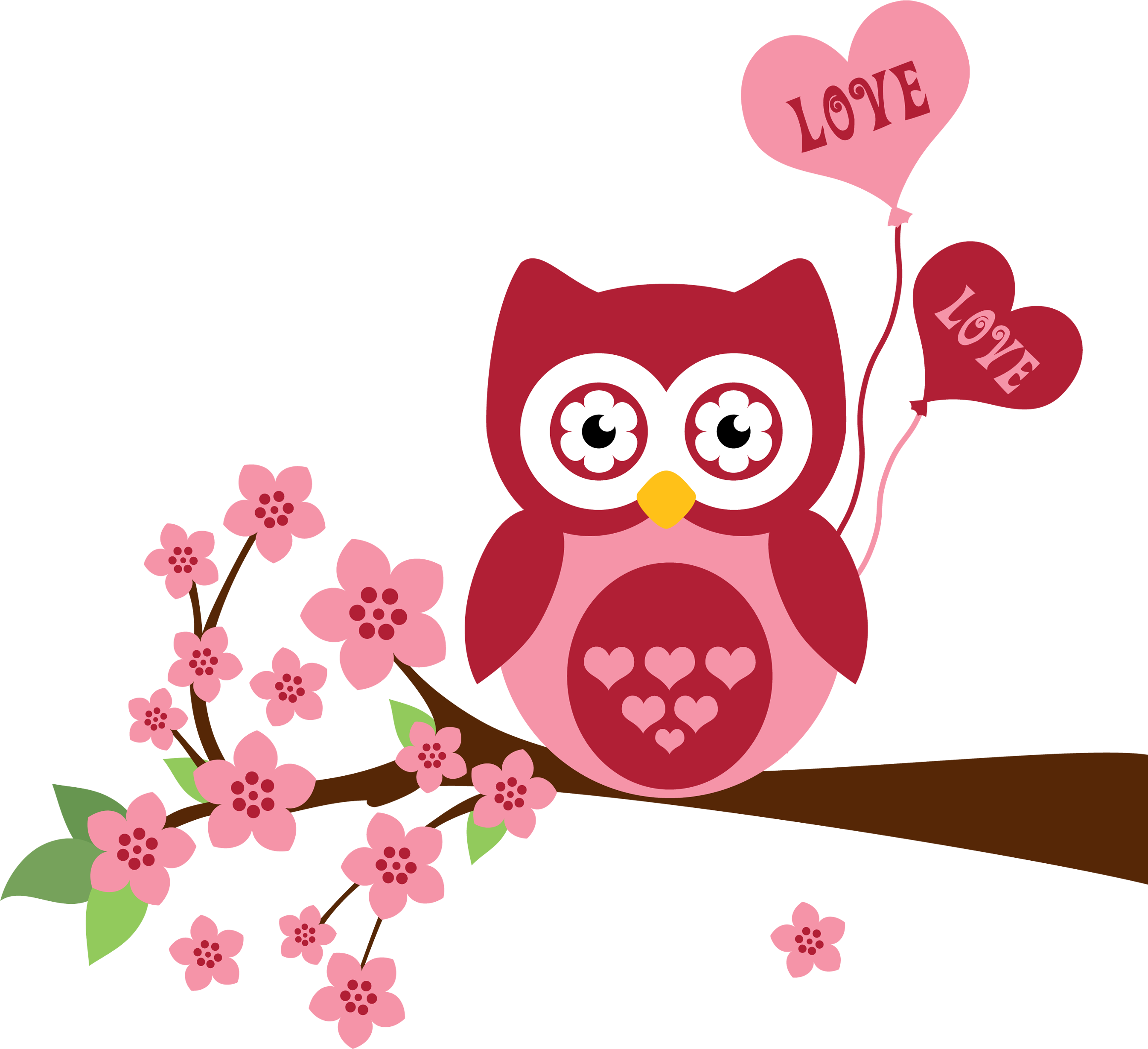 Photo By @daniellemoraesfalcao - Owl Love Shower Curtain - Free Transparent PNG Clipart Images Download. - Owl Transparent PNG Free Download