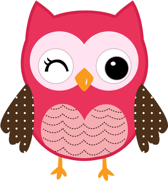 Buhos Infantiles, Fiestas Infantiles, Adornos Navideños, - Owl Pink - Free Transparent PNG Clipart Images Download. - Owl Transparent PNG Free Download