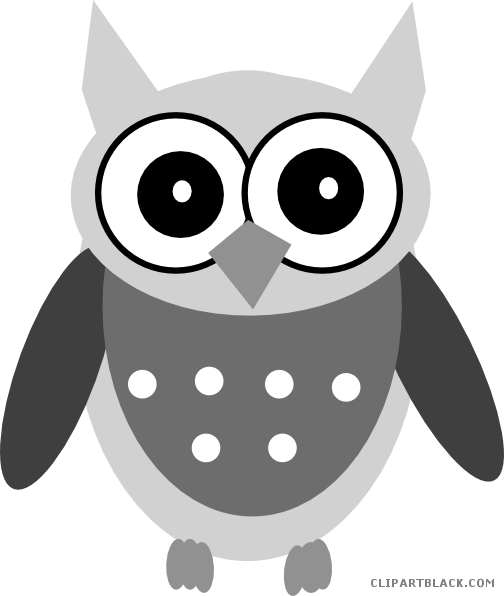 Owl Animal Free Black White Clipart Images Clipartblack - Baby Owl Clip Art - Free Transparent PNG Clipart Images Download. - Owl Transparent PNG Free Download