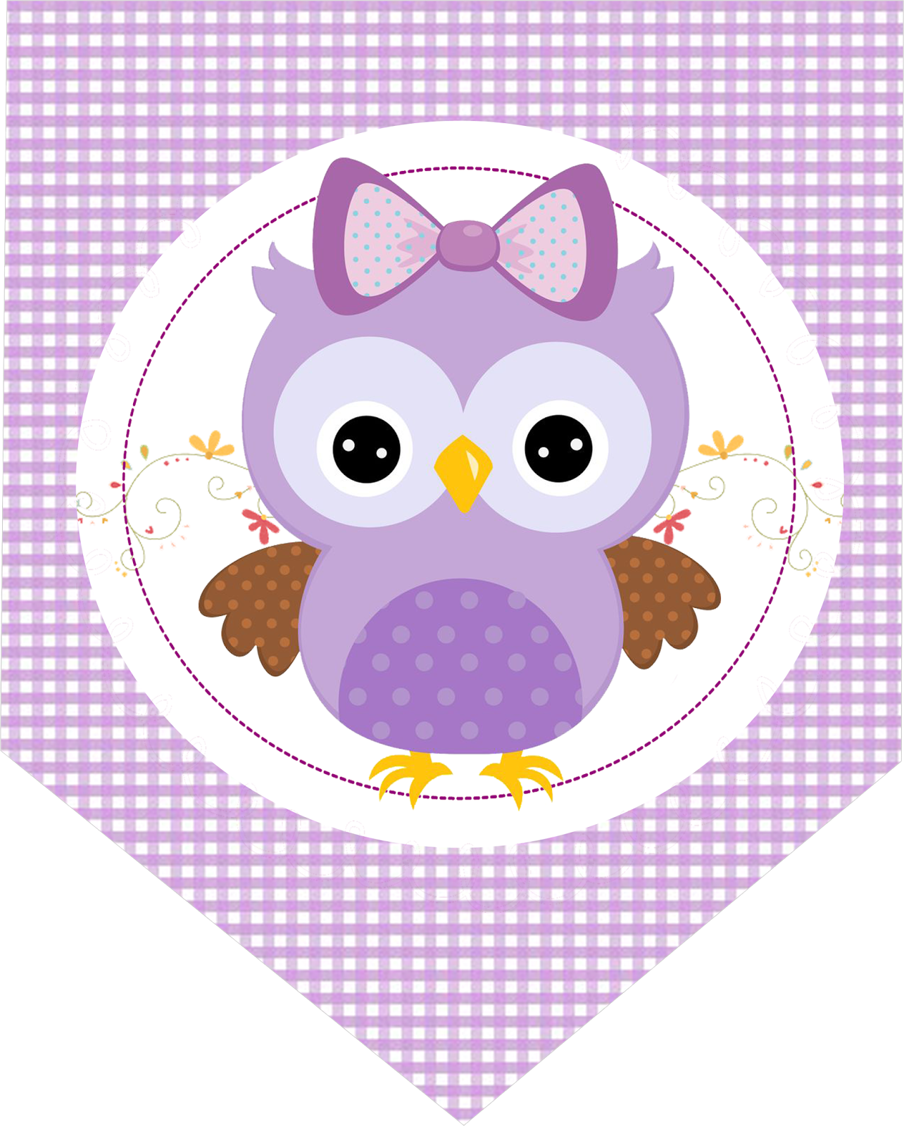Sweet 16 Purple Owl, Free Printable Banner - Corujinha Lilás Png - Free Transparent PNG Clipart Images Download. - Owl Transparent PNG Free Download