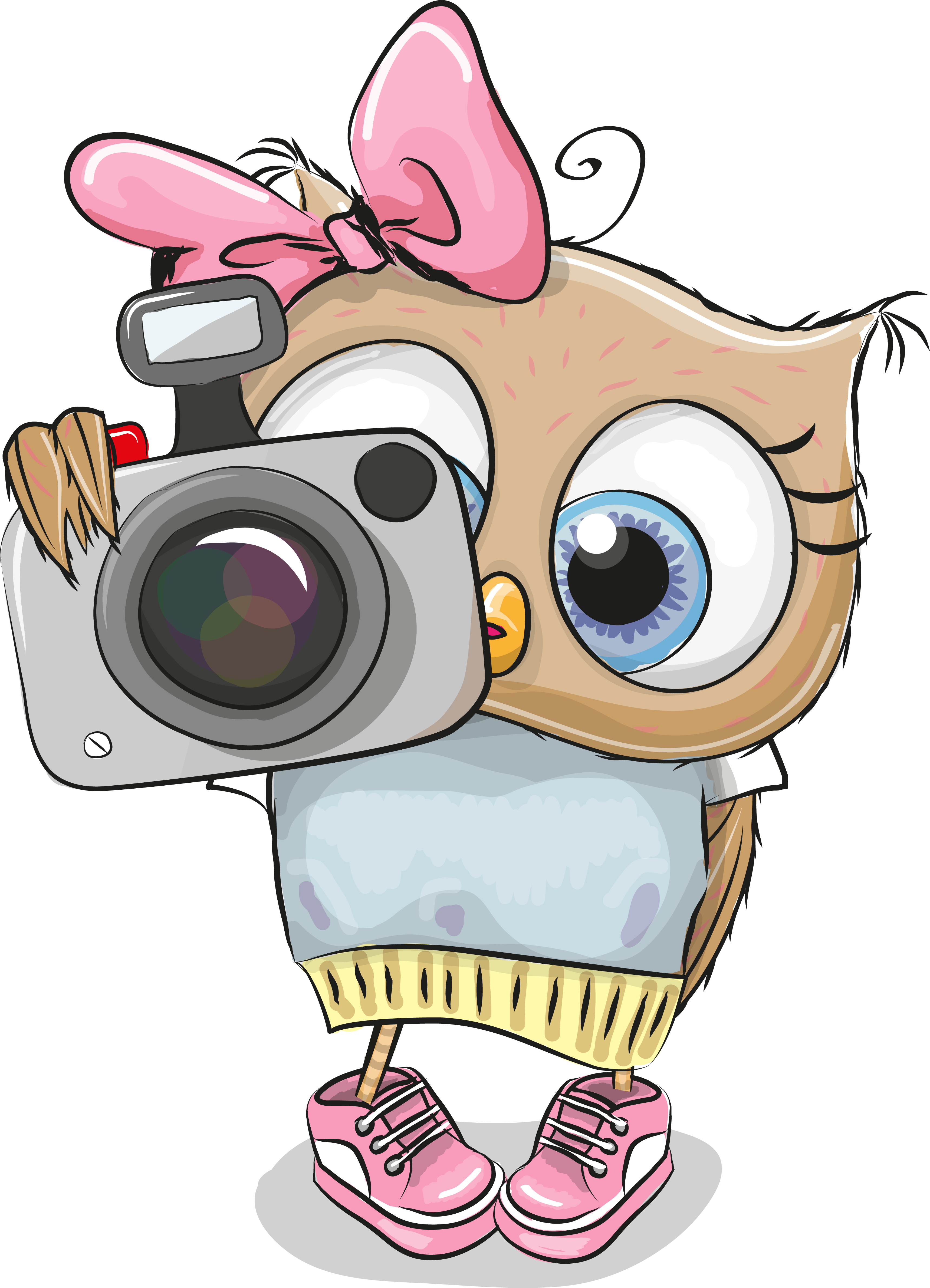 Cartoon Owls, Owl Art, Baby Drawing, Free Printable, - Happy Birthday Book [book] - Free Transparent PNG Clipart Images Download. - Owl Transparent PNG Free Download