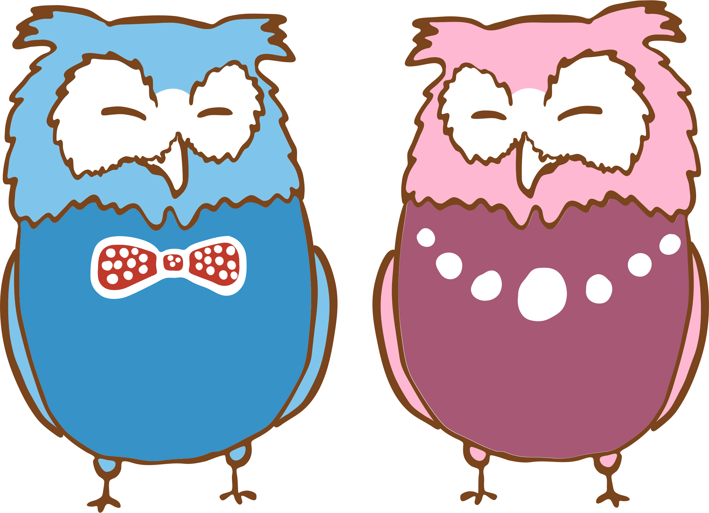 This Free Icons Png Design Of Anthropomorphic Owls Transparent PNG - 2308x1670 - Free Download on - Owl Transparent PNG Free Download