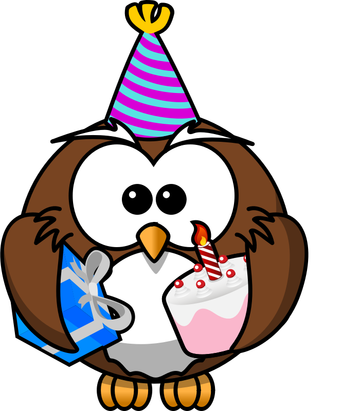 Image For Owl Party Animal Clip Art - Cartoon Owl - Free Transparent PNG Clipart Images Download. - Owl Transparent PNG Free Download