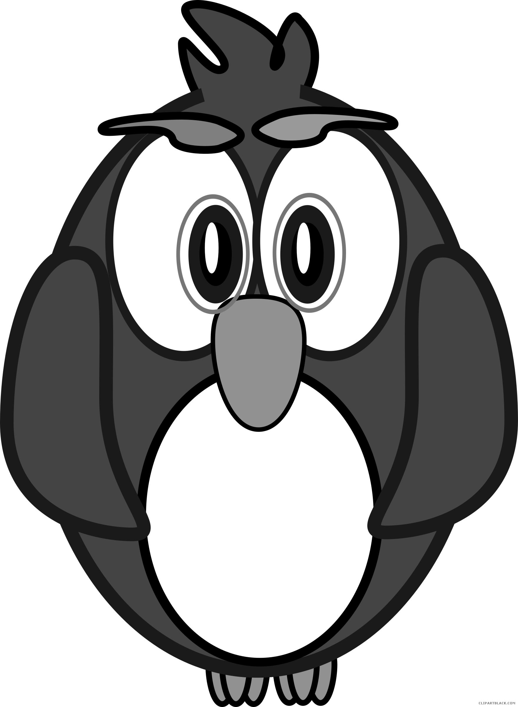 Owl High Quality Animal Free Black White Clipart Images - Owl Clip Art - Free Transparent PNG Clipart Images Download. - Owl Transparent PNG Free Download