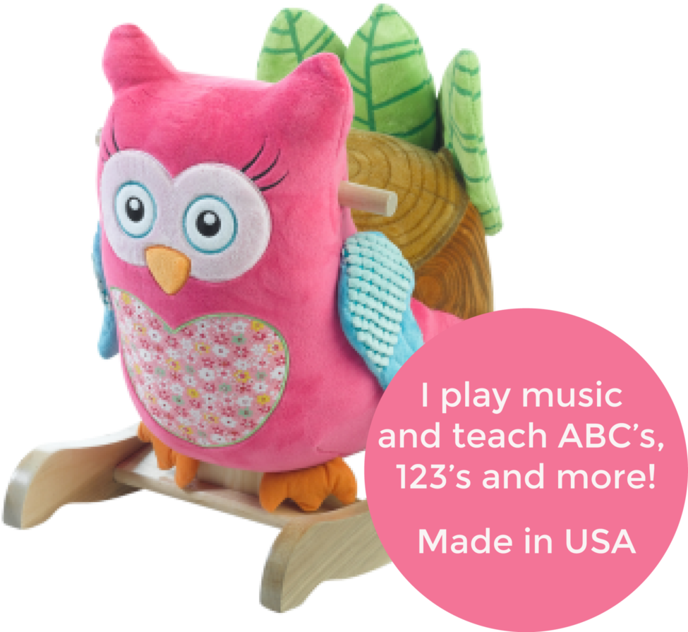 Owlivia Pink Owl Rocker - Rockabye Owlivia Pink Owl Rocker One Size Transparent PNG - 1024x911 - Free Download on - Owl Transparent PNG Free Download