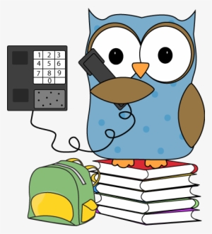 Owl Clip Art - Owl On The Phone Transparent PNG - 437x481 - Free Download on - Owl Transparent PNG Free Download