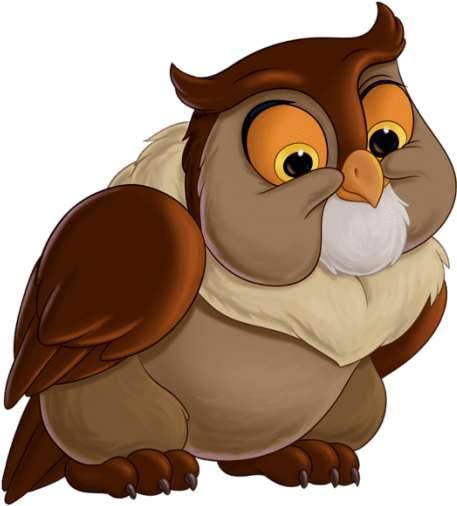 Free Png Download Bambi Friend Owl Transparent Clipart - Bambi Owl Png - Free Transparent PNG Clipart Images Download. - Owl Transparent PNG Free Download