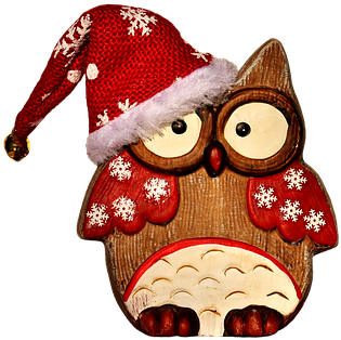 Owl, Figure, Wood, Christmas, Santa Hat - Christmas Day Transparent PNG - 432x340 - Free Download on - Owl Transparent PNG Free Download
