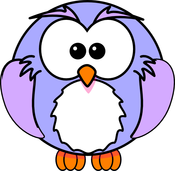 Violet Owl Clip Art At Clkercom Vector Online Royalty - Animal Cartoon Colouring Png - Free Transparent PNG Clipart Images Download. - Owl Transparent PNG Free Download