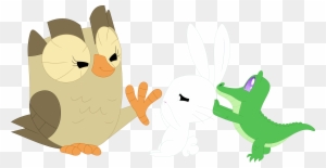 Alligator, Angel Bunny, Artist - Cartoon - Free Transparent PNG Clipart Images Download. - Owl Transparent PNG Free Download