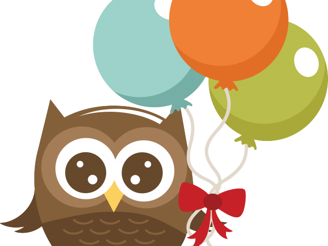 Owl Clipart Cheerleader - Transparent Birthday Owl Clipart - Free Transparent PNG Clipart Images Download. - Owl Transparent PNG Free Download