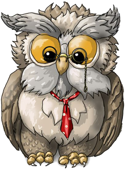 Cartoon Owl Png Clip - Buho Viejo Dibujo Transparent PNG - 564x693 - Free Download on - Owl Transparent PNG Free Download