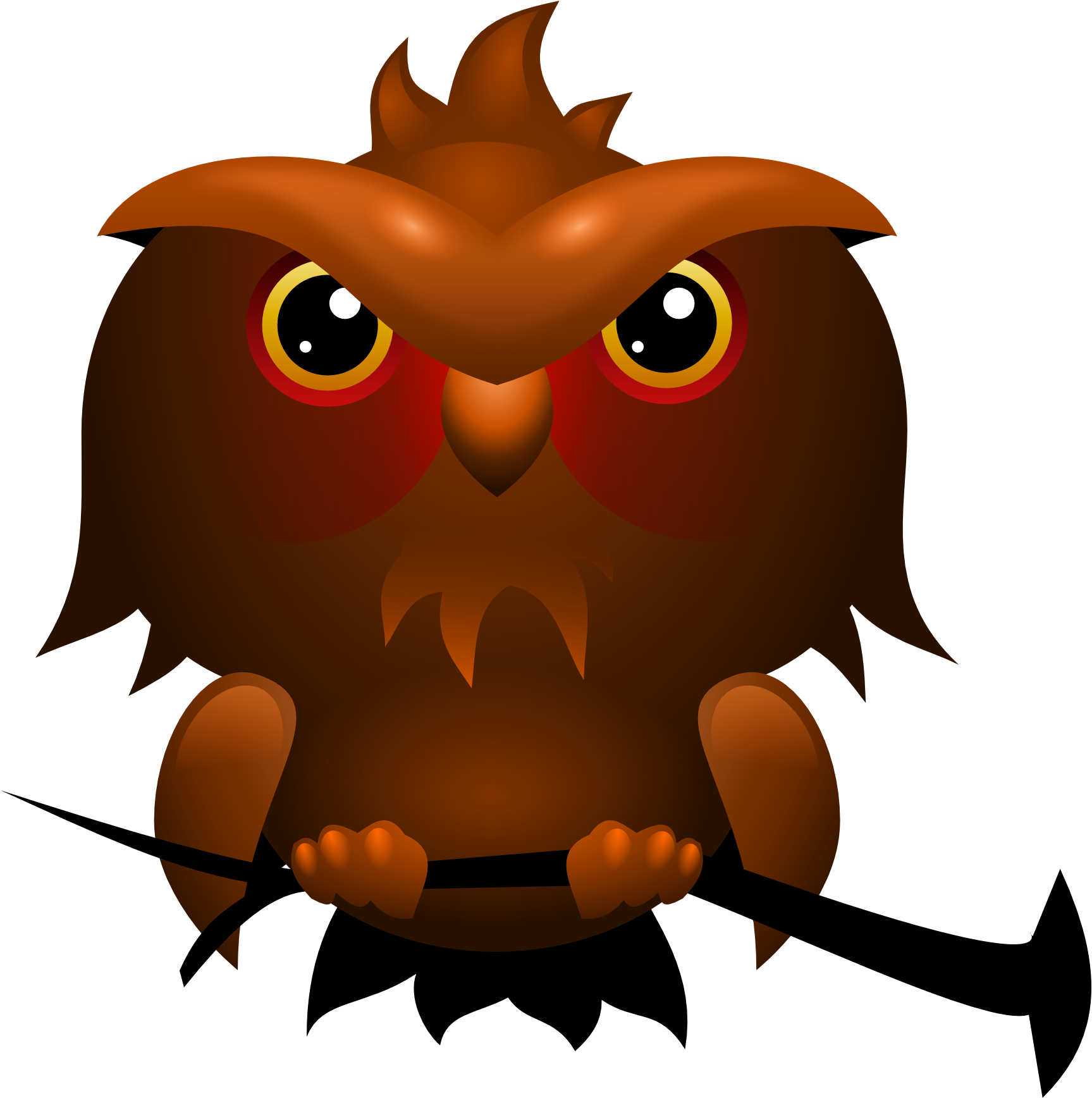 Free To Use Public Domain Birds Clip Art - Cartoon Owl Shower Curtain - Free Transparent PNG Clipart Images Download. - Owl Transparent PNG Free Download