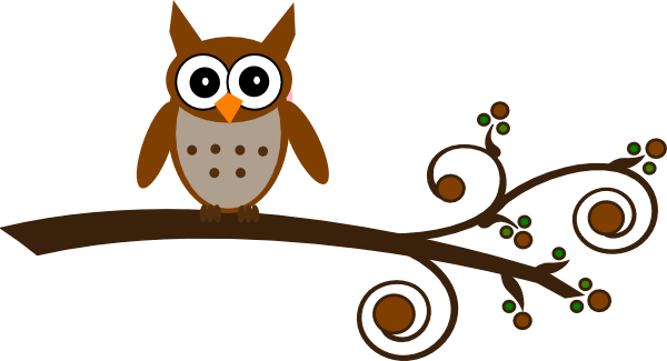 28 Collection Of Brown Owl Clipart - Brown Owl On A Branch Clip Art - Free Transparent PNG Clipart Images Download. - Owl Transparent PNG Free Download