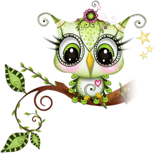 Bieennnvenueee Cheezzz Zéézééétee ♥ - Cute Owls New Cartoons By Inga Paltser - Free Transparent PNG Clipart Images Download. - Owl Transparent PNG Free Download