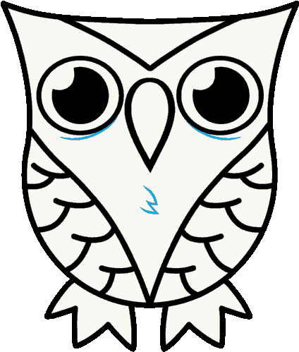 Owl Pictures To Draw How To Draw A Cartoon Owl In A - Owl Drawing - Free Transparent PNG Clipart Images Download. - Owl Transparent PNG Free Download