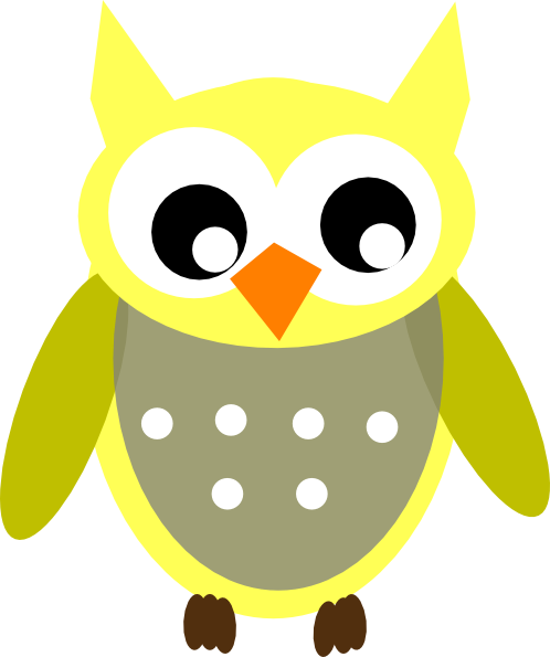 Yellow Gray Owl Clip Art - Baby Owl Clip Art - Free Transparent PNG Clipart Images Download. - Owl Transparent PNG Free Download