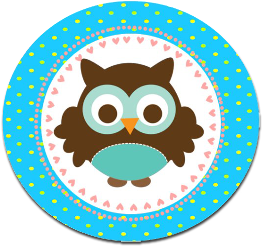 Marcos Gratis Para Fotos - Owl Cupcake Toppers Printable - Free Transparent PNG Clipart Images Download. - Owl Transparent PNG Free Download