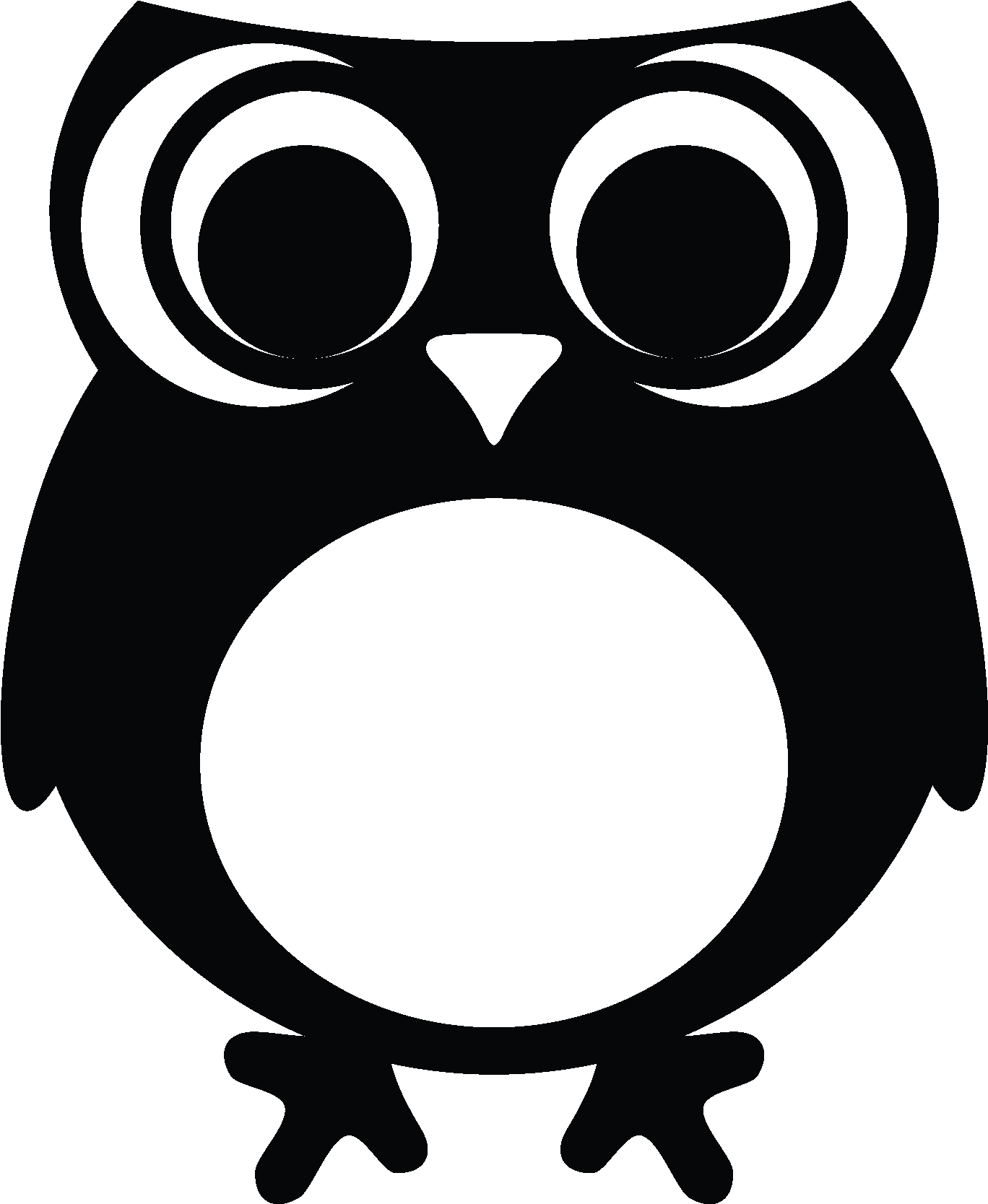 Cute Lil Owl Wall Quotes™ Wall Art Decal - Owl With Big Eyes For Kids Room Decals Wall Stickers - Free Transparent PNG Clipart Images Download. - Owl Transparent PNG Free Download