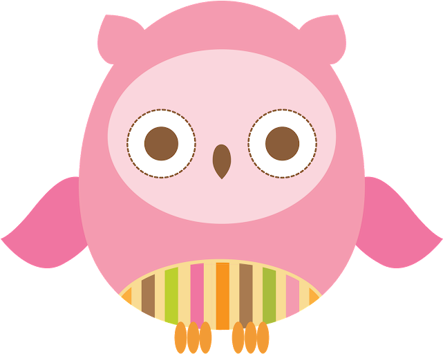 Mod Owl Wall Mural For Baby Girl Nursery Or Kids Room - Mural - Free Transparent PNG Clipart Images Download. - Owl Transparent PNG Free Download