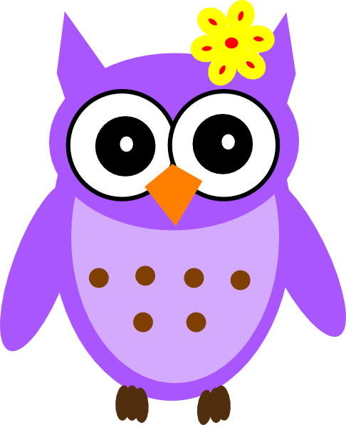 Purple Baby Girl Owl Clip Art - Transparent Background Owl Clipart Transparent PNG - 486x597 - Free Download on - Owl Transparent PNG Free Download